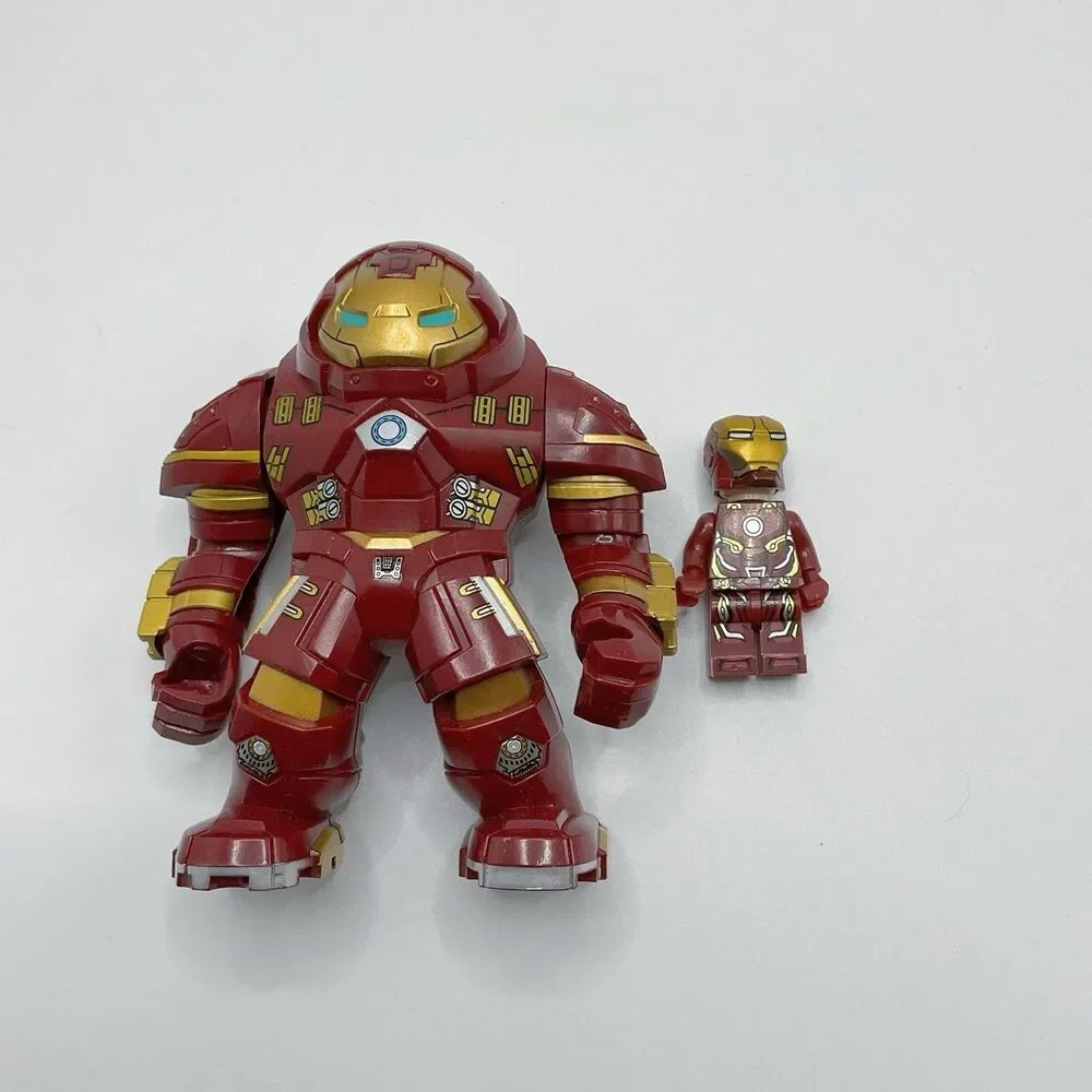 Lot of 10 Marvel Black Venom Ironman Custom Bigfig Figures NOT LEGO